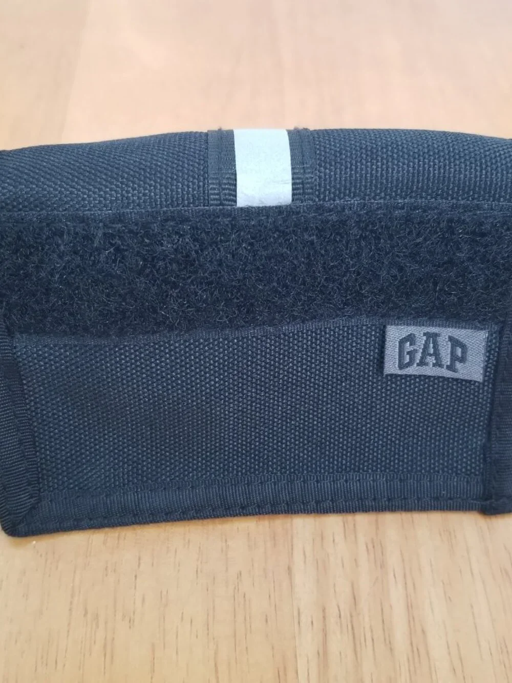 VTG GAP Tri-fold Wallet Black Hook and Loop Vintage with Tags Unused